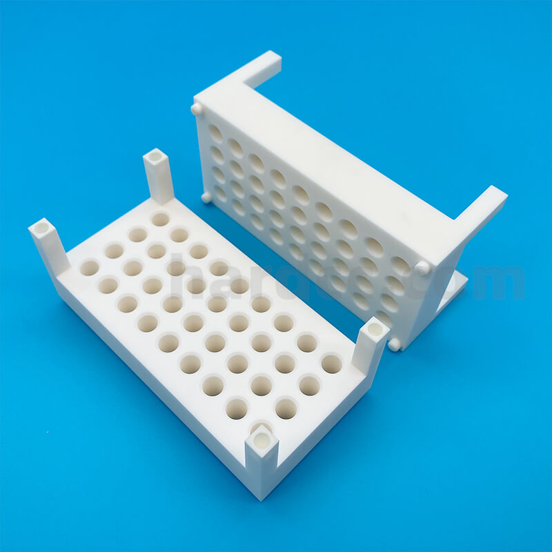 Aluminum oxide test tube rack260203