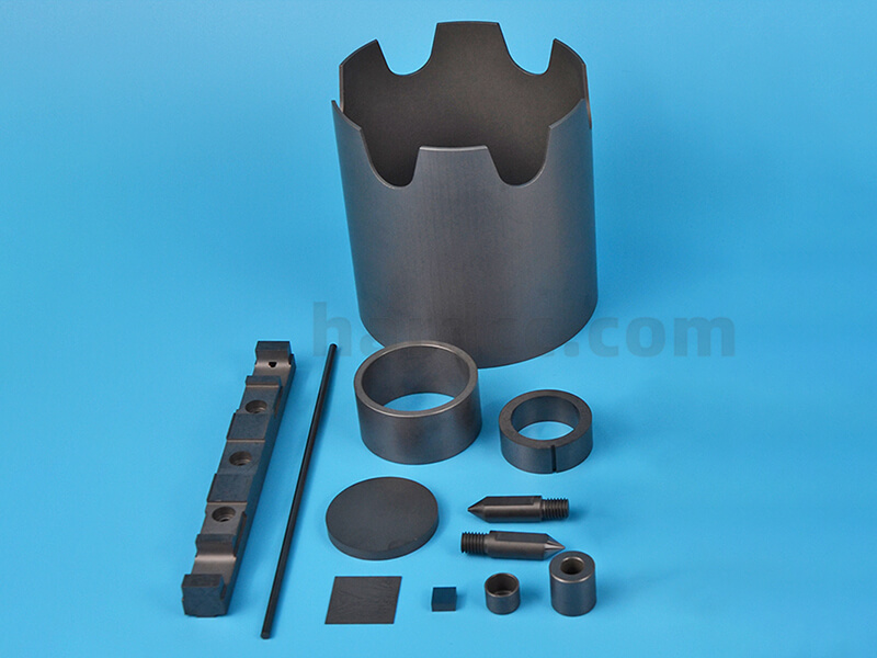 部分碳化硅陶瓷零件展示